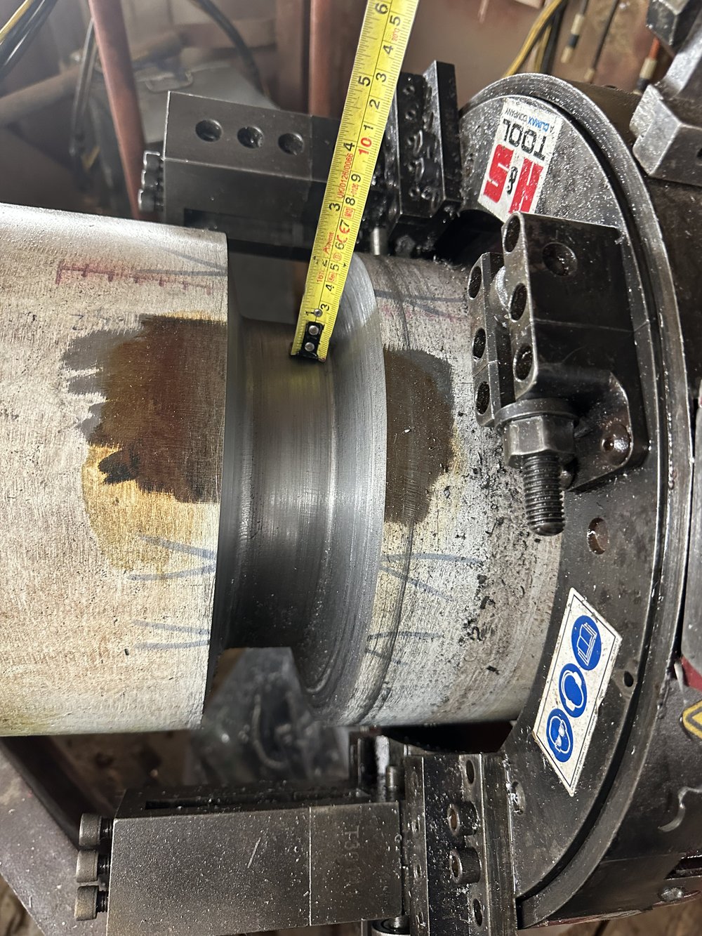 On-site pipe machining